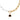 spade mixed metal mega necklace stack