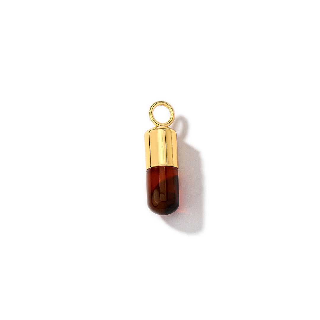 The Amber Chill Pill Charm