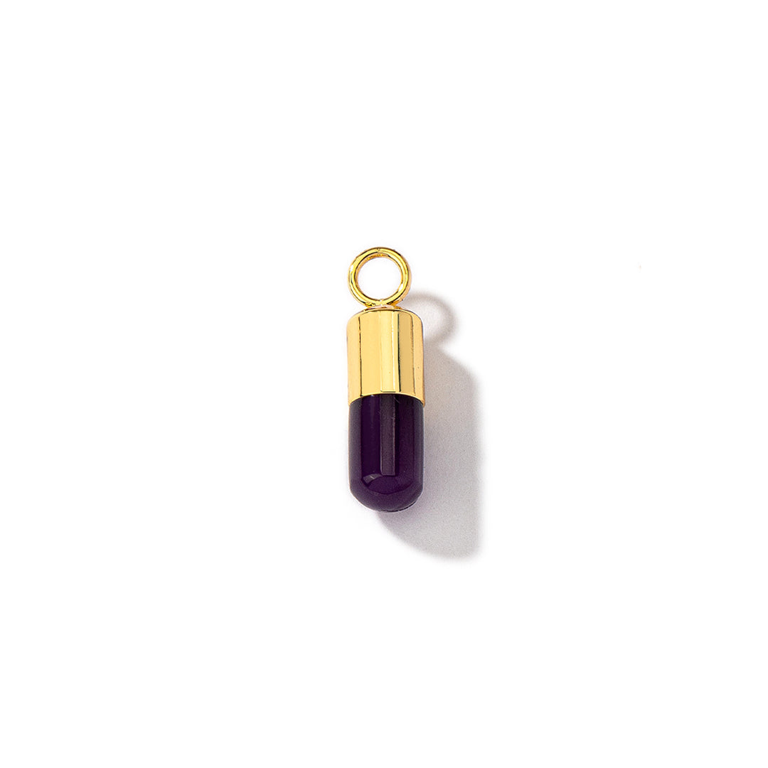 The Purple Chill Pill Charm