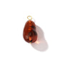 resin candy baroque pearl - tortoise shell