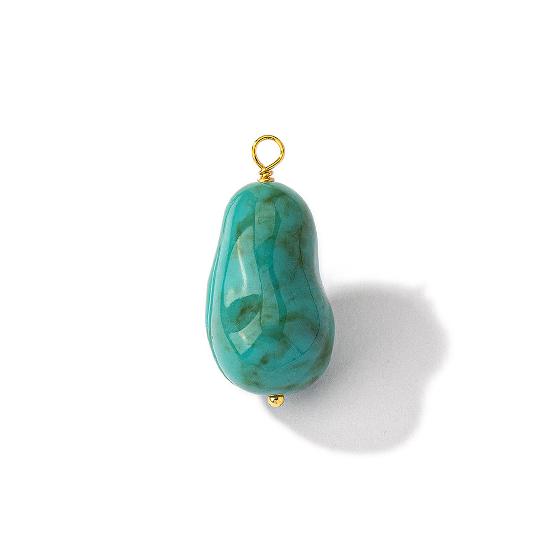Resin Candy Baroque Pearl - Turquoise
