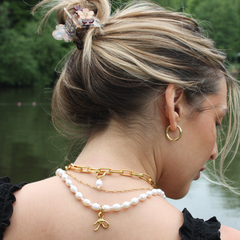 frkl. X Damson Madder: Pink Pearl Drop Charm