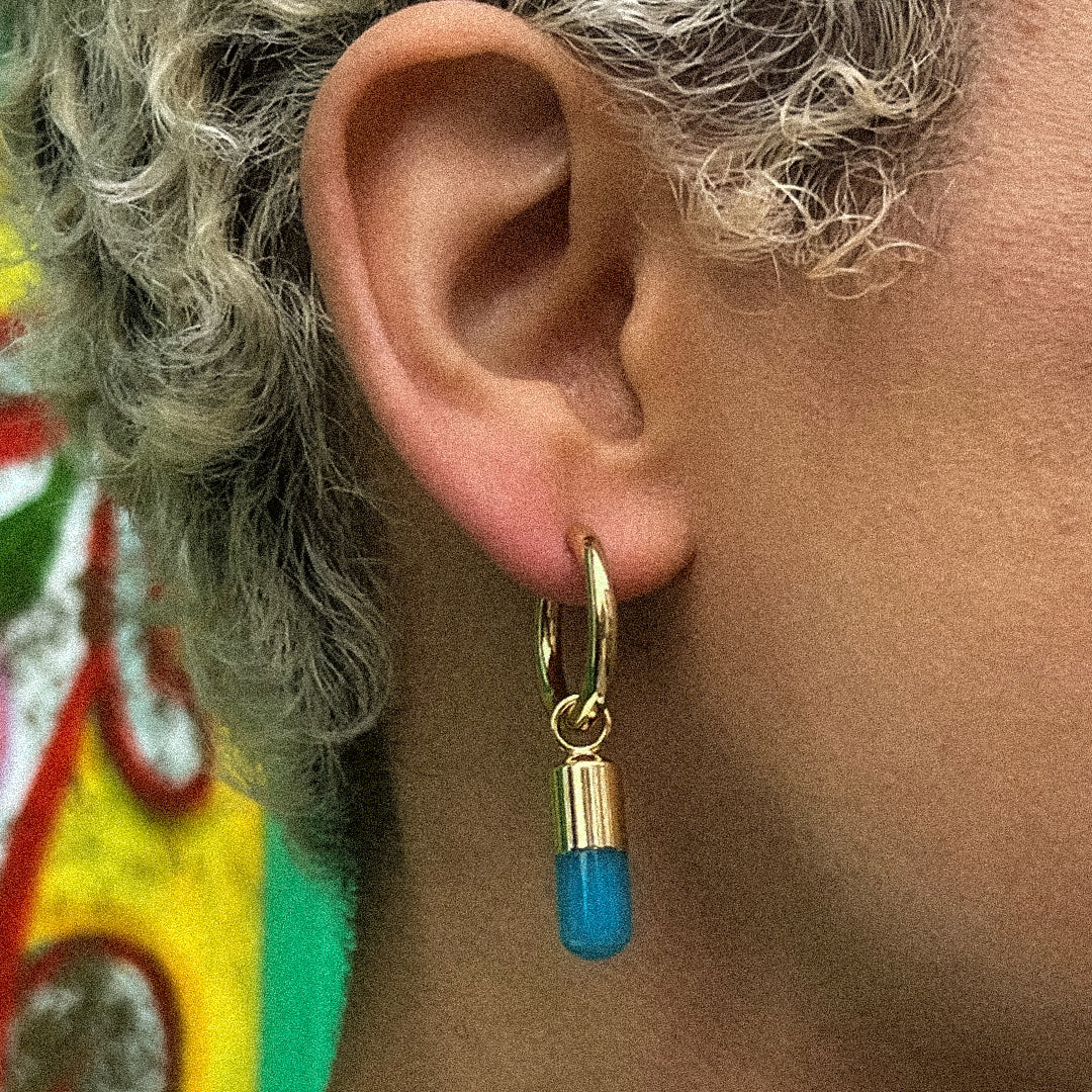 The Blue Chill Pill Charm