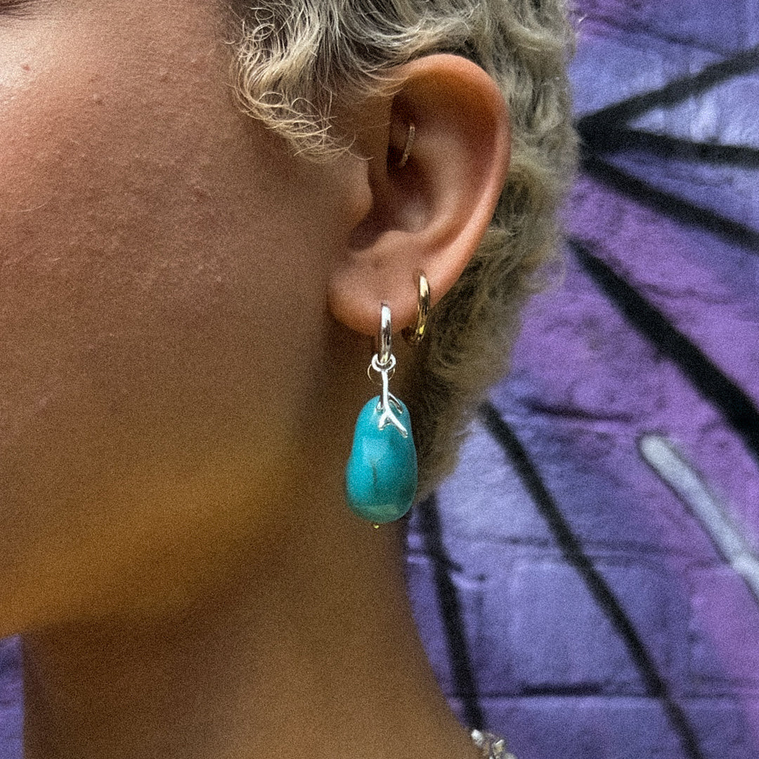 Resin Candy Baroque Pearl - Turquoise