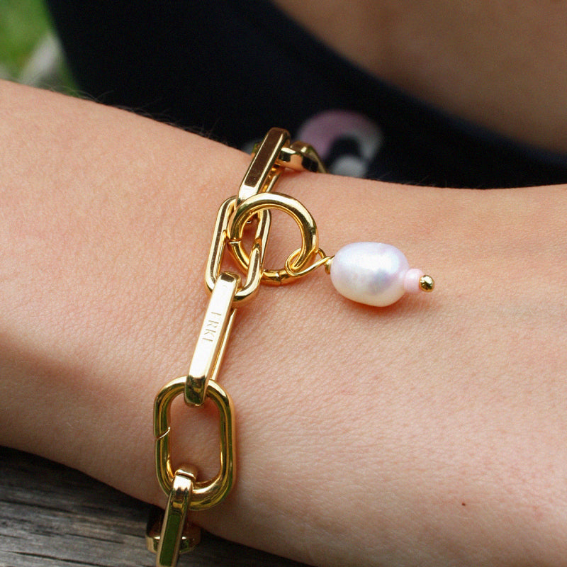 frkl. X Damson Madder: Pink Pearl Drop Charm