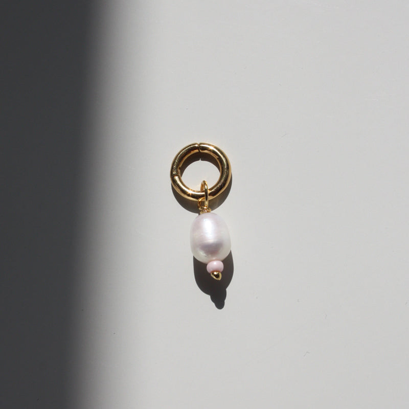 frkl. X Damson Madder: Pink Pearl Drop Charm