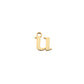 lower case initial gold