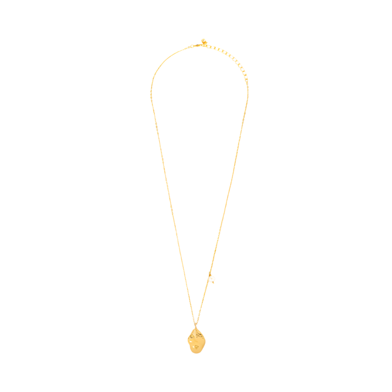 Golden Baroque 'Pearl' Necklace
