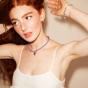tangle gold heart necklace