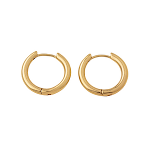 hero charm hoop midi gold