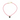 tangle black heart necklace