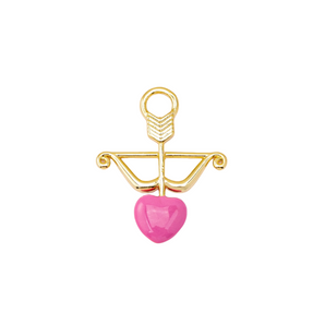 Shot to the heart charm