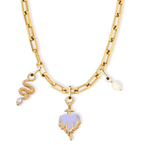 Heart On Fire Charm