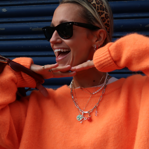 the mega necklace silver