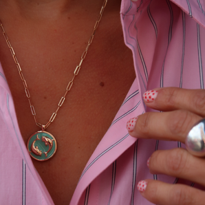 pisces zodiac star sign necklace