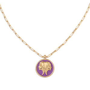 gemini zodiac star sign necklace