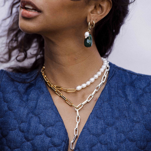 the mega necklace mixed metal