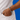 the knotted up bracelet - blue