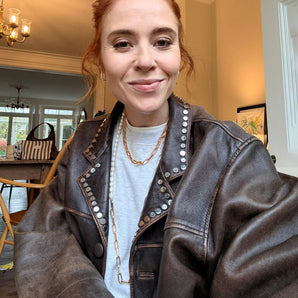 The half pearl and mixed metal mega necklace set