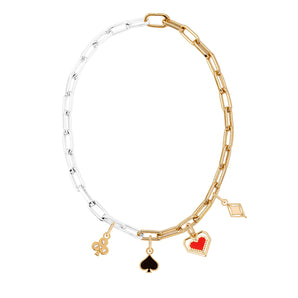 suit yourself mixed metal mega necklace stack