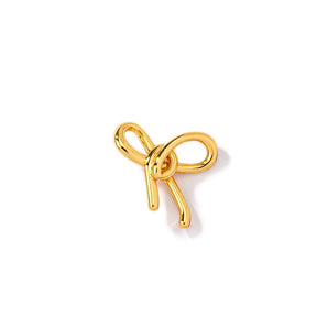 gold bow charm