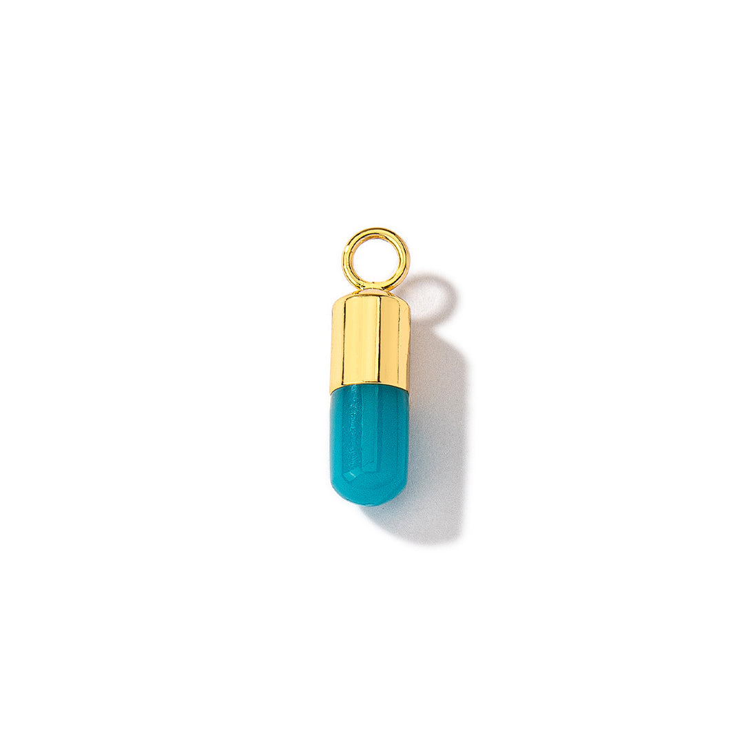 The Blue Chill Pill Charm