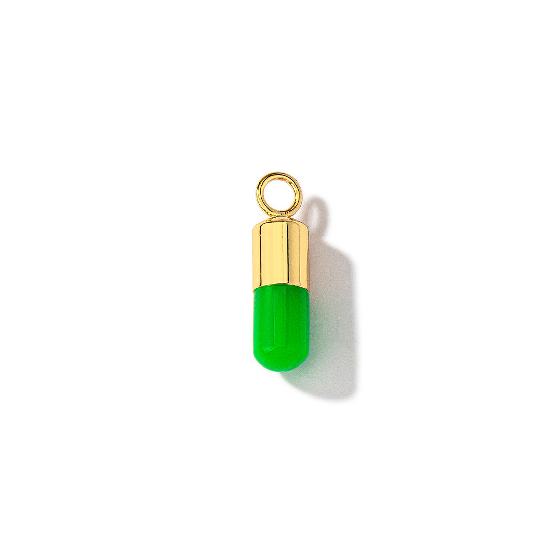The Green Chill Pill Charm