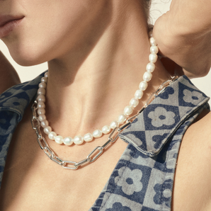 the mega necklace silver