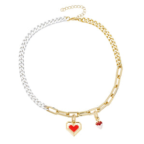 @goodmannersstyle link up necklace stack