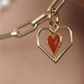 Pixelated Spinning Heart Charm