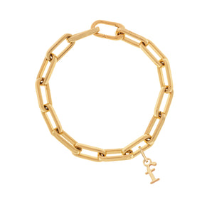 initial bracelet stack