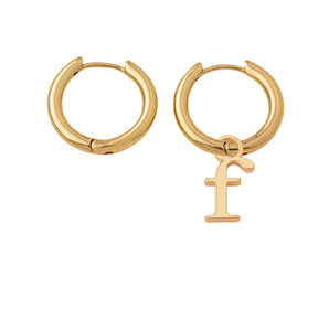 initial earring stack