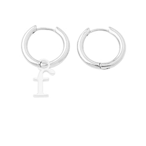 initial earring stack