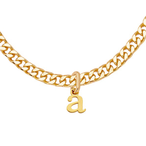 the mini necklace initial stack