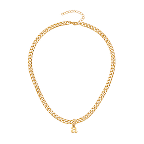 the mini necklace initial stack