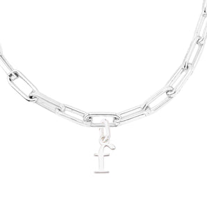 initial necklace stack