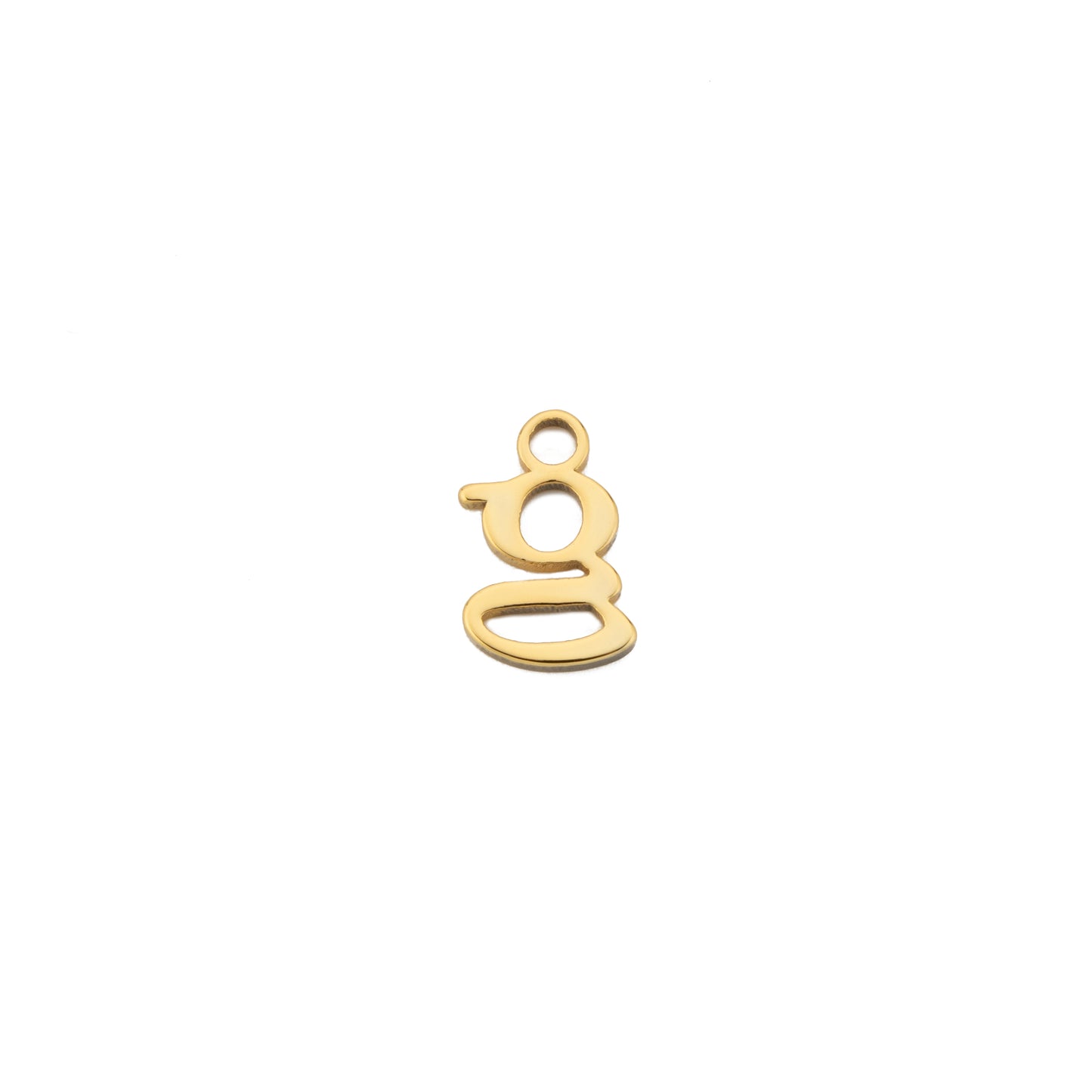 lower case initial gold