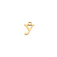 Lower Case Initials 18ct Gold Plate