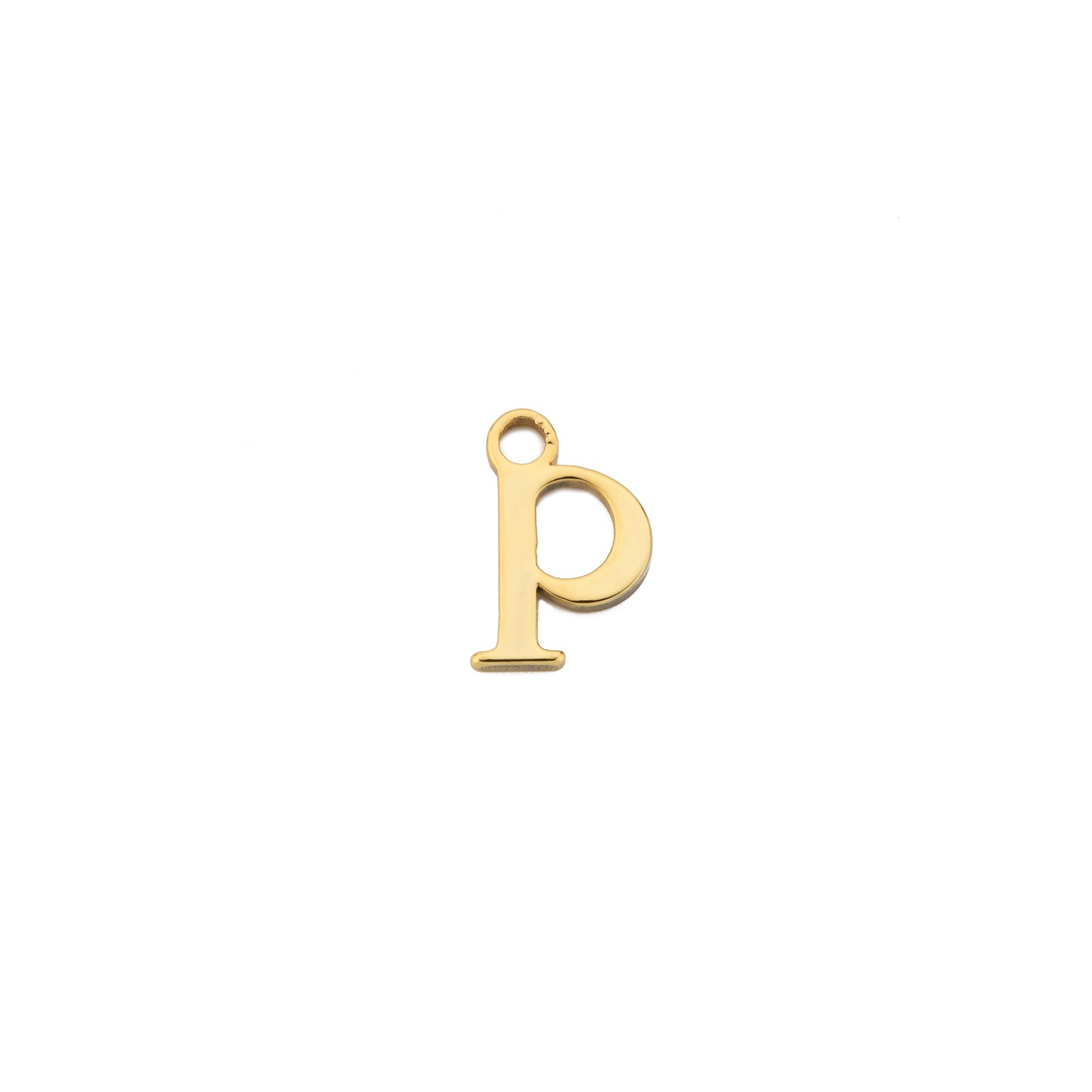 Lower Case Initials 18ct Gold Plate