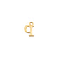 Lower Case Initials 18ct Gold Plate