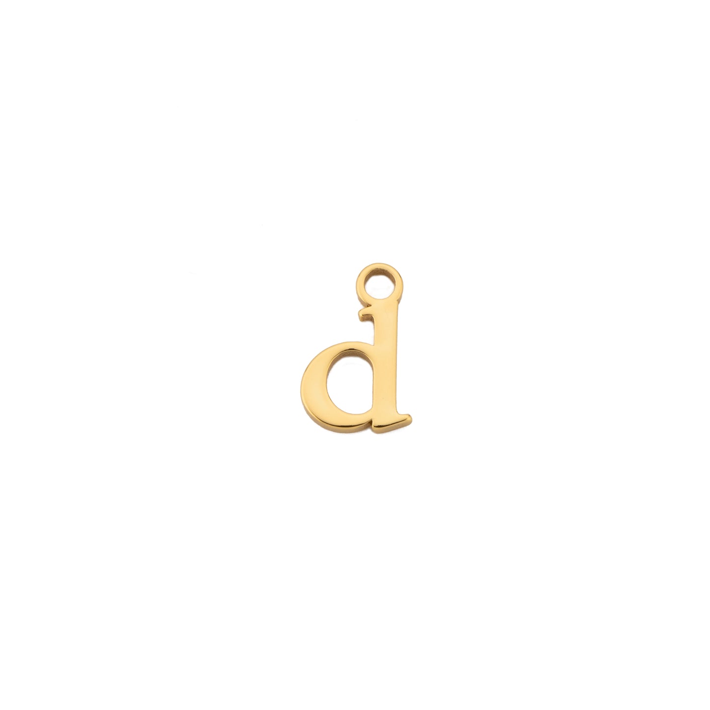 Lower Case Initials 18ct Gold Plate