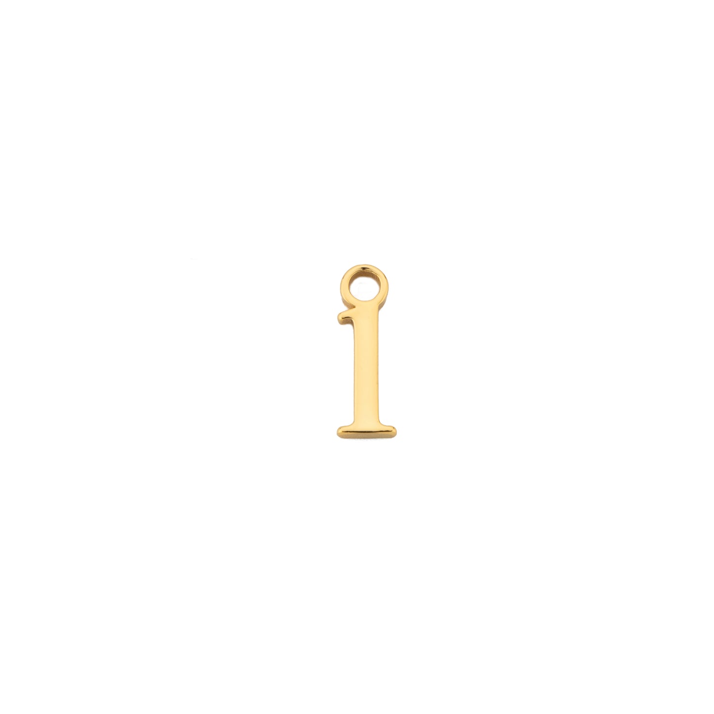 Lower Case Initials 18ct Gold Plate