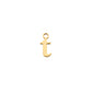 Lower Case Initials 18ct Gold Plate
