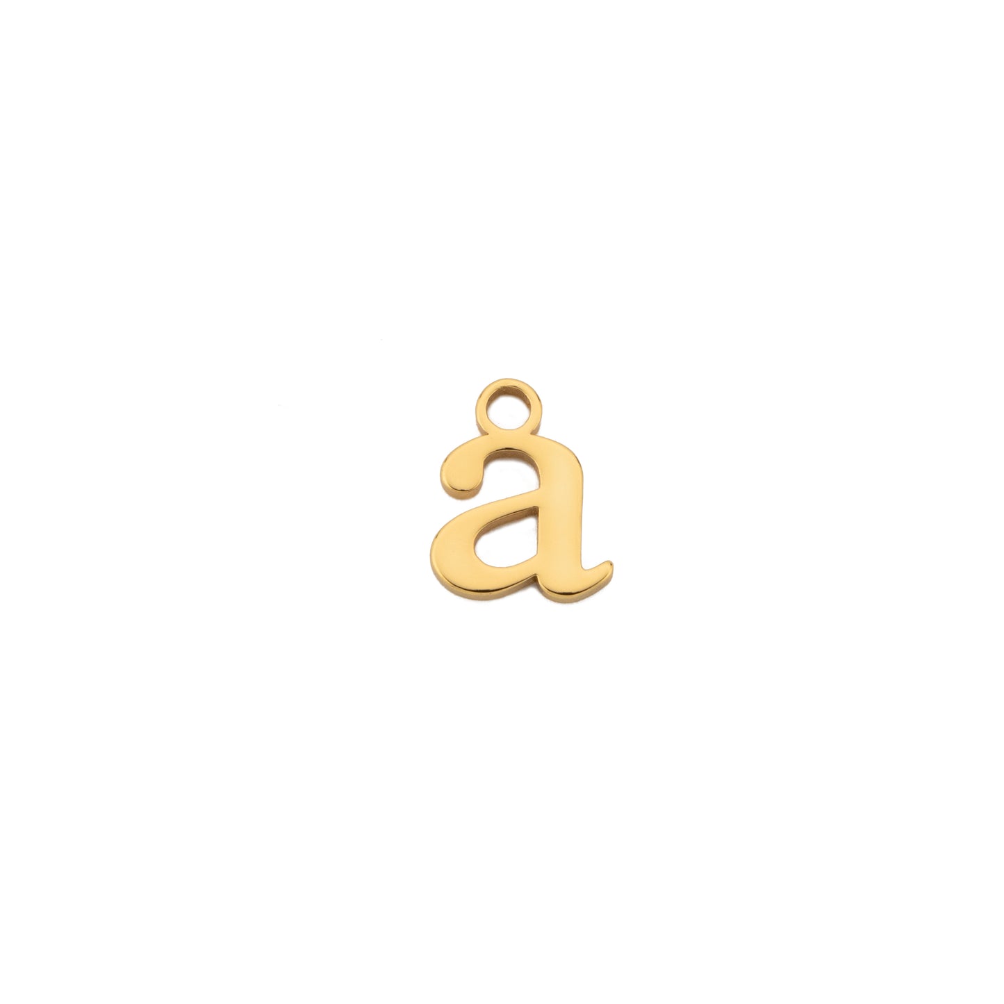 Lower Case Initials 18ct Gold Plate