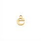 Lower Case Initials 18ct Gold Plate