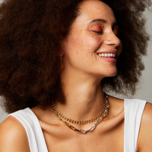 the mega choker silver