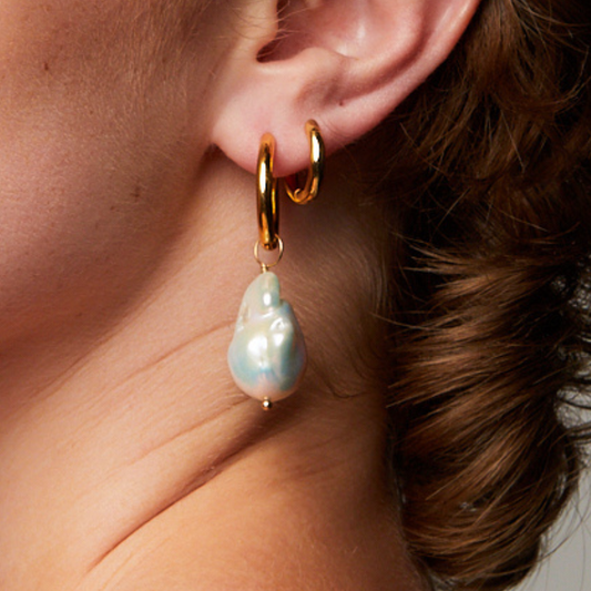 Goddess Freshwater Baroque Pearl Charm